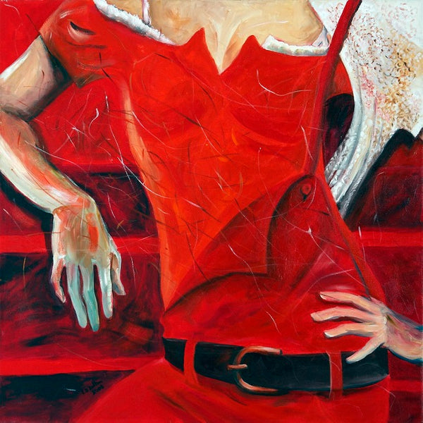 ליאורה קולטון | Liora Kolton, Acrylic on canvas, 100 by 100  cm