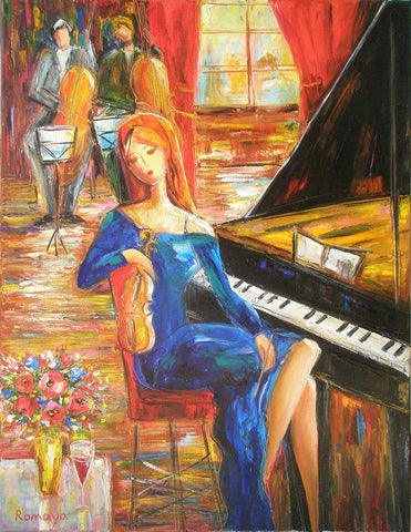 רומאיה פוכמן | Romaya Puchman, oil on canvas, 80 by 60 cm