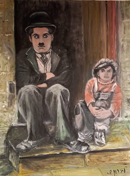Shaul Levron, oil on canvas, 80 by 60 cm