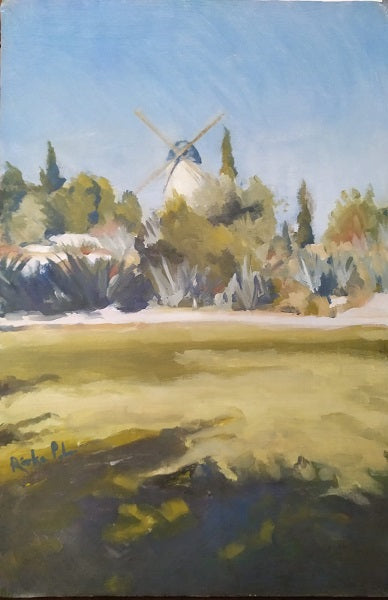 רבקה פיק לנדסמן | Rivka Pick Landesman ,  oil on mesonite, 30 by 20 cm