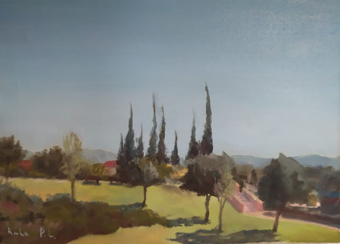 Rivka Pick Landesman,  oil on canvas, 25 by  35 cm