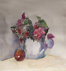 Rivka Pick Landesman,  aquarelle on paper, 39 by  38 cm