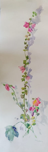 רבקה פיק לנדסמן | Rivka Pick Landesman ,  aquarelle on paper, 114 by  36 cm