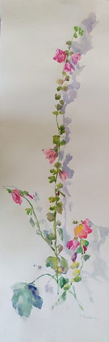 Rivka Pick Landesman,  aquarelle on paper, 114 by  36 cm