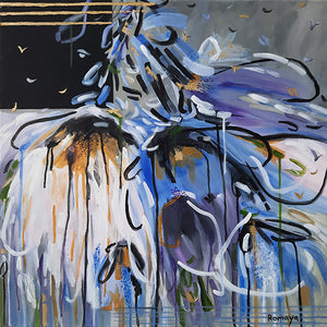 Romaya Puchman, Acrylic on canvas, 60 by 60 cm