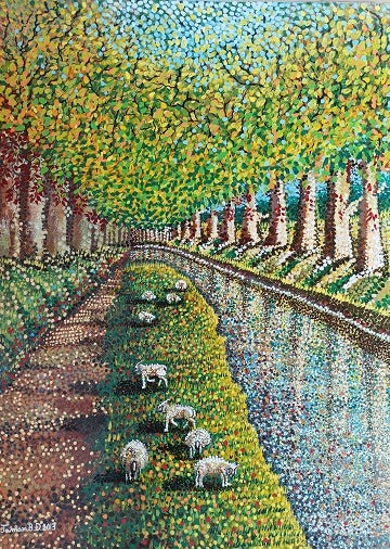 Tamar Ben david , Acrylic on canvas, 110 by 80 cm