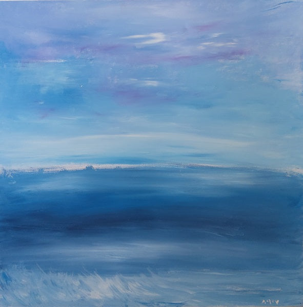 Edit Alfasi, acrylic on canvas, 80 by 80 cm