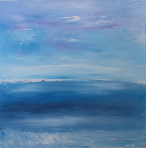 Edit Alfasi, acrylic on canvas, 80 by 80 cm