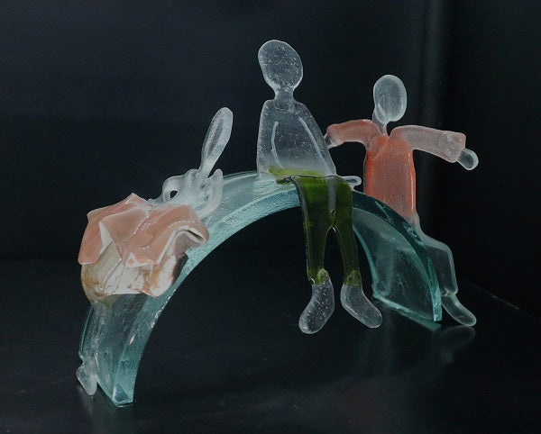 Adina Dolev, glass sculpture, Length: 19 cm, depth: 10 cm, height: 14 cm