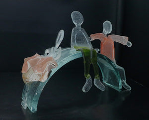 עדינה דולב | Adina Dolev, glass sculpture, Length: 19 cm, depth: 10 cm, height: 14 cm