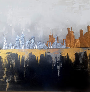 Ahuva Muzikansky, Acrylic on canvas, 80 by 80 cm