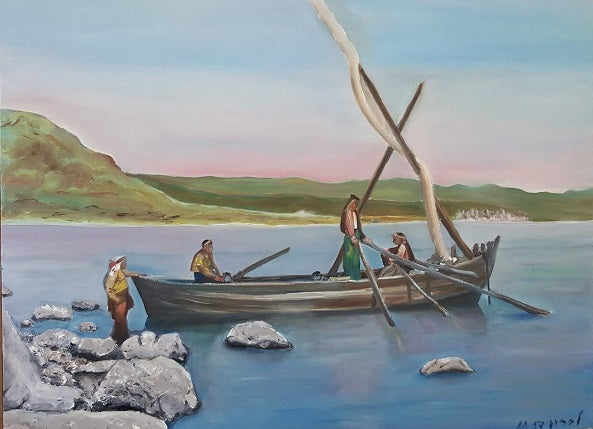 Shaul Levron, oil on canvas, 60 by 80 cm